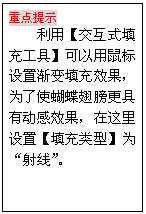 CorelDRAW实例教程：形状编辑与交互式设置绘制花蝴蝶_中国