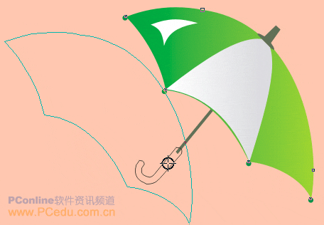 CorelDRAW教程：设计绘制一把漂亮的雨伞_中国