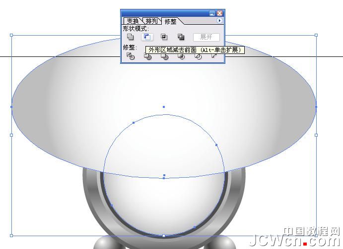 Illustrator鼠绘教程：渐变工具运用绘制金属闹钟_中国