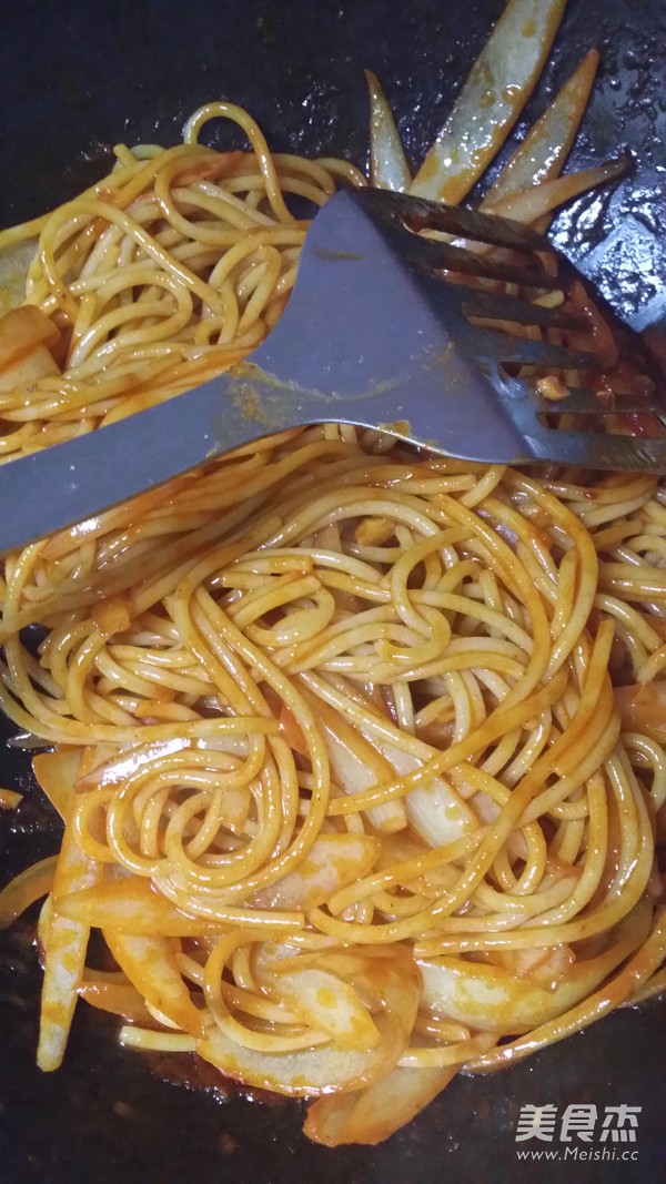 【图】怎样做韩式辣酱炒面才好吃_韩式辣酱炒