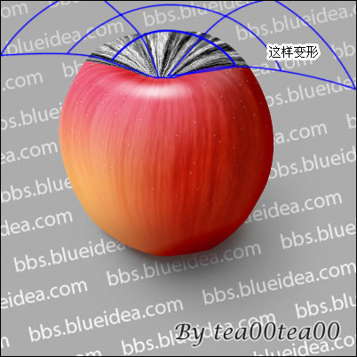 Photoshop鼠绘教程：教你逐步绘制逼真可口红苹果_中国