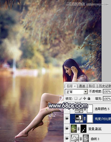 Photoshop调出外景人像甜美的暖色效果图,PS教程,图老师教程网