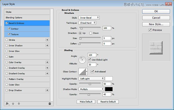 Photoshop制作金色质感的砖块艺术字教程,PS教程,图老师教程网