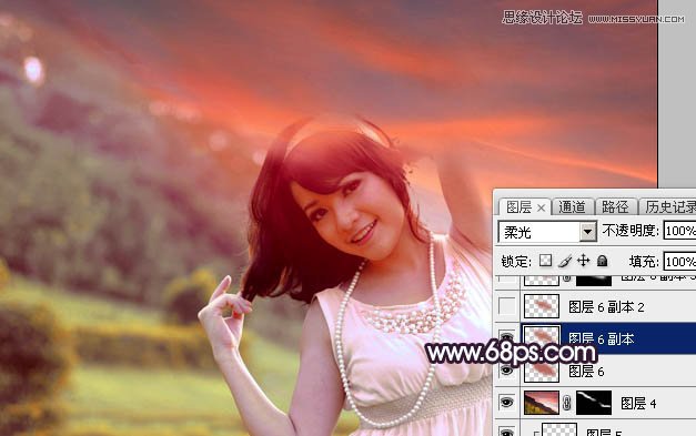 Photoshop调出人像照片唯美的暖色效果,PS教程,图老师教程网