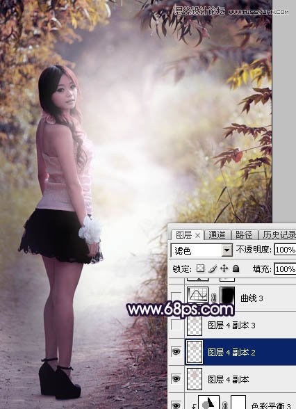 Photoshop调出外景人像暗色LOMO效果图,PS教程,图老师教程网