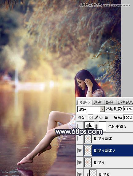 Photoshop调出外景人像甜美的暖色效果图,PS教程,图老师教程网