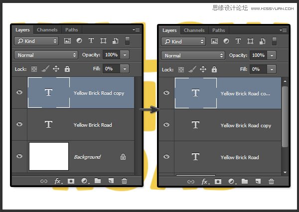 Photoshop制作金色质感的砖块艺术字教程,PS教程,图老师教程网