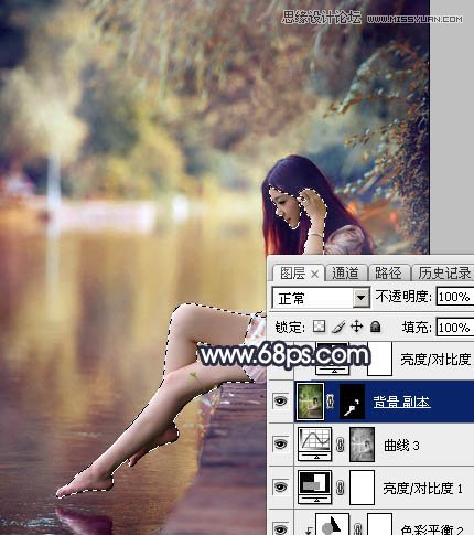 Photoshop调出外景人像甜美的暖色效果图,PS教程,图老师教程网