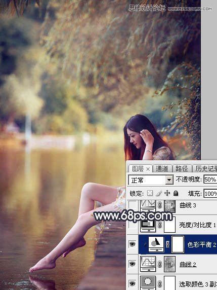 Photoshop调出外景人像甜美的暖色效果图,PS教程,图老师教程网