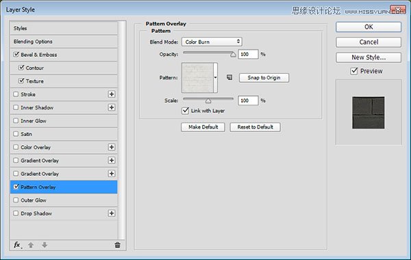 Photoshop制作金色质感的砖块艺术字教程,PS教程,图老师教程网