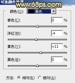 Photoshop调出小路边人像秋季淡黄色调,PS教程,图老师教程网