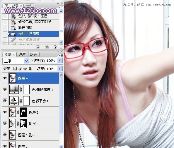 Photoshop给曝光不足的女模特照片美白处理,PS教程,图老师教程网