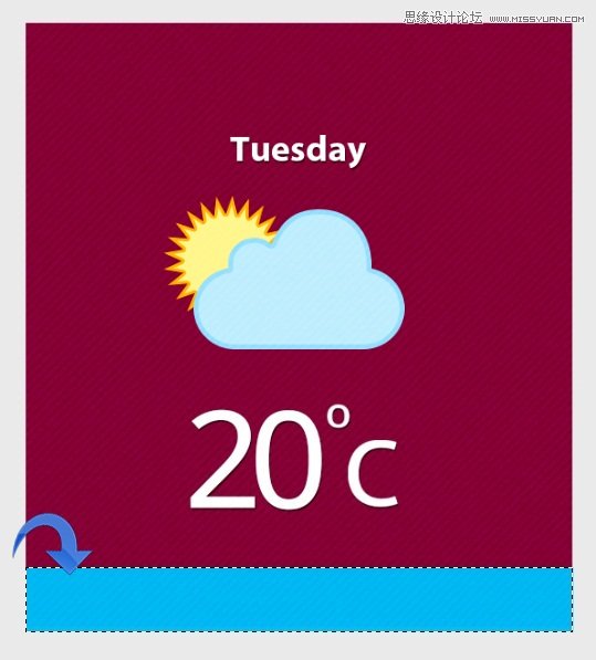 Photoshop设计超酷的天气APP界面教程,PS教程,图老师教程网