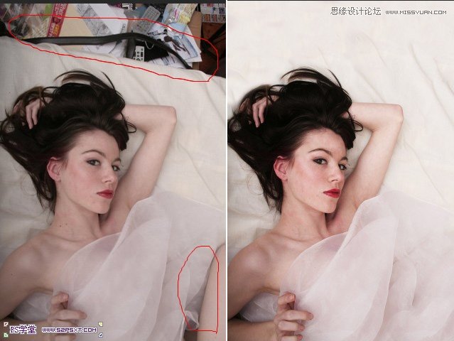 Photoshop给美女人像照片磨皮处理,PS教程,图老师教程网