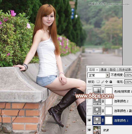 Photoshop调出人像照片朦胧暖色效果,PS教程,图老师教程网