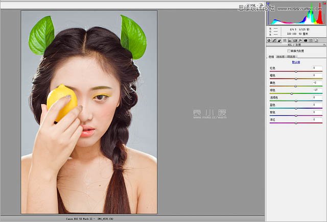 Photoshop结合CR给人像添加美丽彩妆,PS教程,图老师教程网