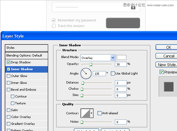 Photoshop设计简洁优雅的登录界面,PS教程,图老师教程网