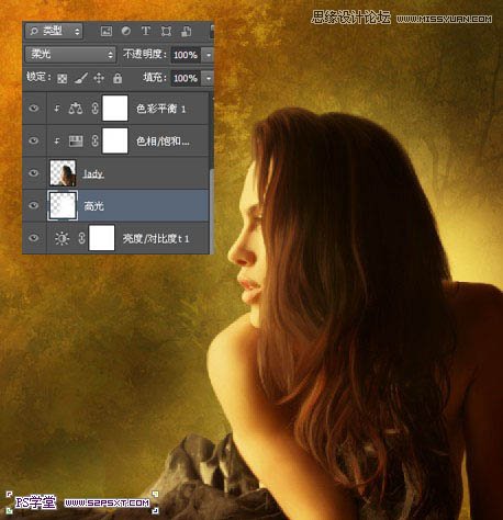 Photoshop合成和小鸟对话的美女教程,PS教程,图老师教程网