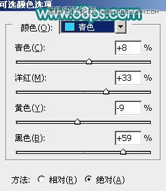 Photoshop调出林中女孩朦胧的紫色效果,PS教程,图老师教程网