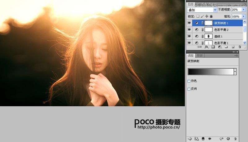 Photoshop给数码人像照片添加唯美逆光效果,PS教程,图老师教程网