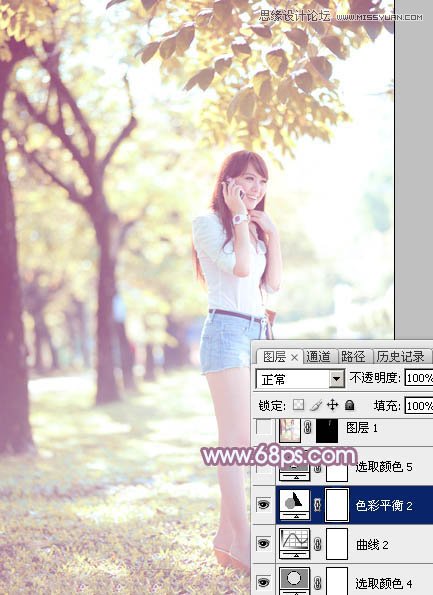 Photoshop制作人像照片淡淡的日系效果,PS教程,图老师教程网