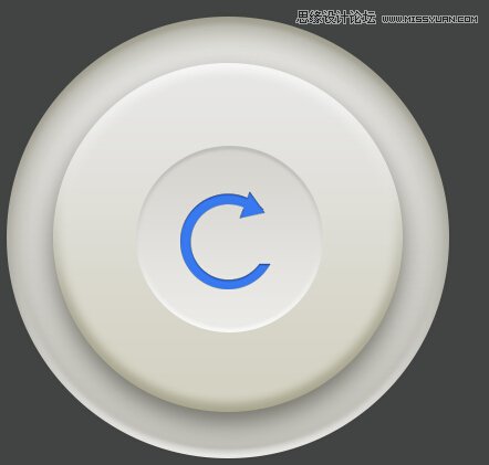 Photoshop简单绘制精致的重新启动图标,PS教程,图老师教程网