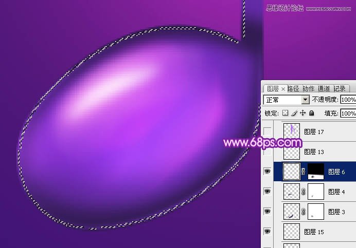 Photoshop绘制立体效果的紫色音符教程,PS教程,图老师教程网