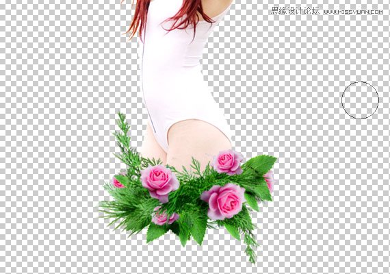 Photoshop合成创意的藤蔓装饰少女场景图,PS教程,图老师教程网