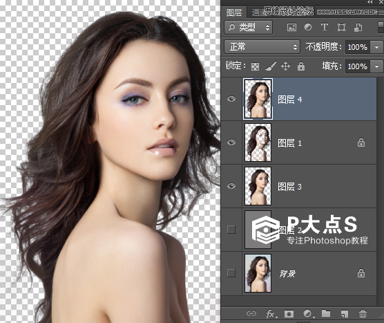 Photoshop合成创意风格的人像插画教程,PS教程,图老师教程网