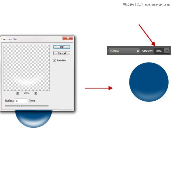 Photoshop绘制立体质感的卡通小火箭,PS教程,图老师教程网