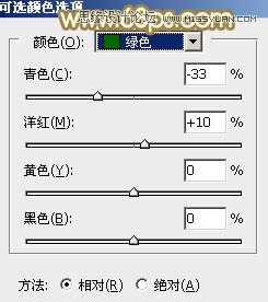 Photoshop调出外景清纯女孩秋季淡黄色调,PS教程,图老师教程网