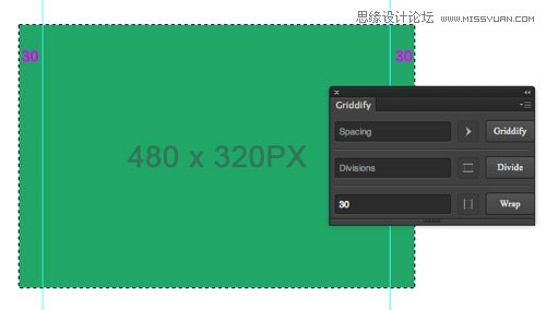 快速生成PS参考线的Griddify插件分享,PS教程,图老师教程网