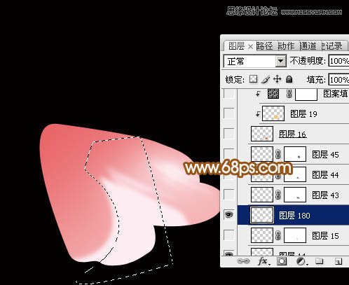 Photoshop绘制逼真的粉色牡丹花教程,PS教程,图老师教程网