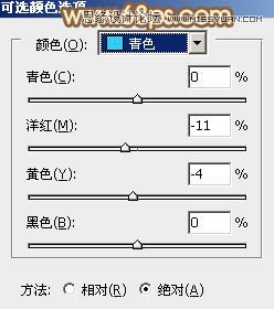 Photoshop调出树下婚片秋季金黄色调,PS教程,图老师教程网