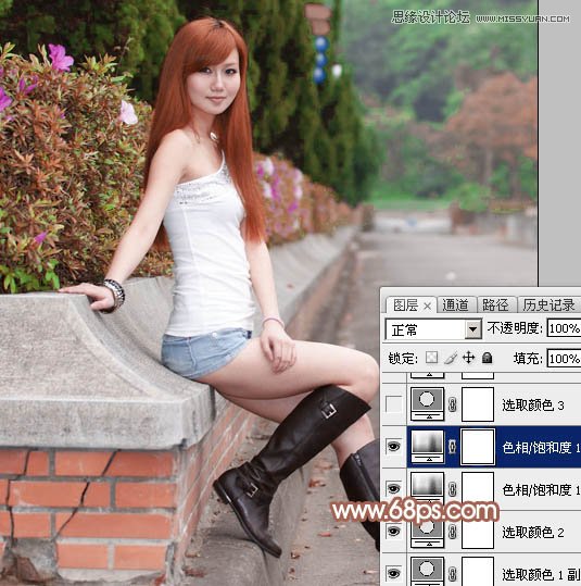 Photoshop调出人像照片朦胧暖色效果,PS教程,图老师教程网