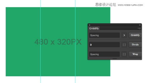 快速生成PS参考线的Griddify插件分享,PS教程,图老师教程网