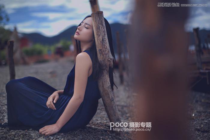 Photoshop调出美女人像照片暗色效果,PS教程,图老师教程网