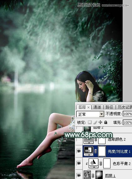 Photoshop调出清纯美女梦幻童话场景,PS教程,图老师教程网