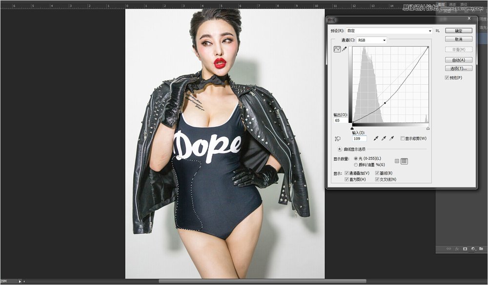 Photoshop通过液化工具打造完美的人像效果,PS教程,图老师教程网