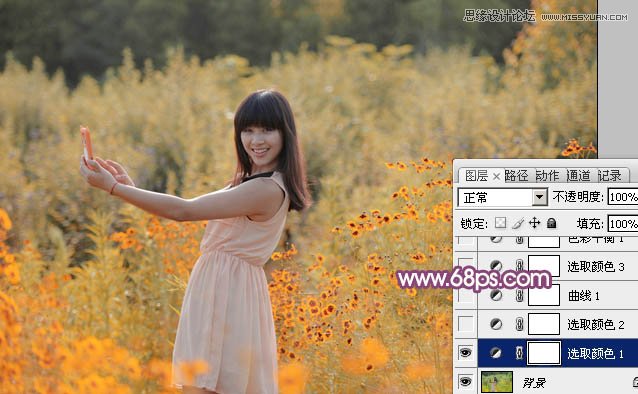 Photoshop调出美女照片梦幻粉色效果,PS教程,图老师教程网