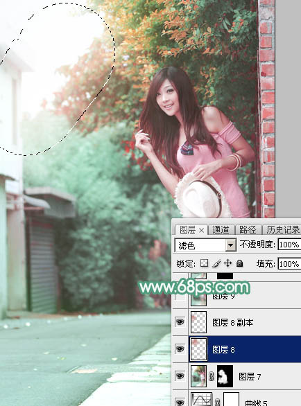 Photoshop调出可爱美女柔美暖色效果,PS教程,图老师教程网