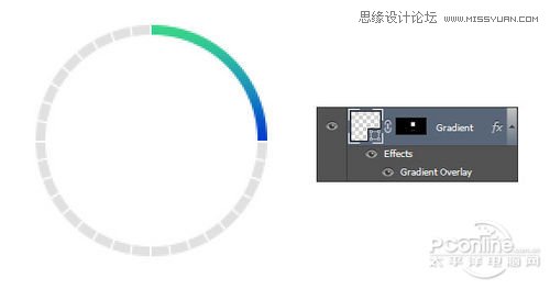 Photoshop设计iOS7风格倒数计时器,PS教程,图老师教程网