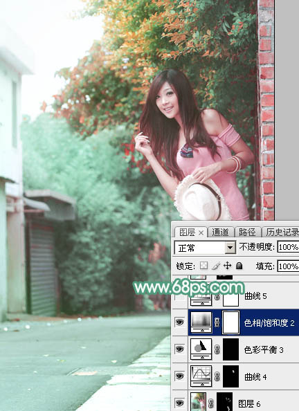 Photoshop调出可爱美女柔美暖色效果,PS教程,图老师教程网