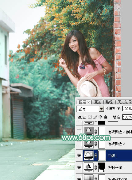 Photoshop调出可爱美女柔美暖色效果,PS教程,图老师教程网