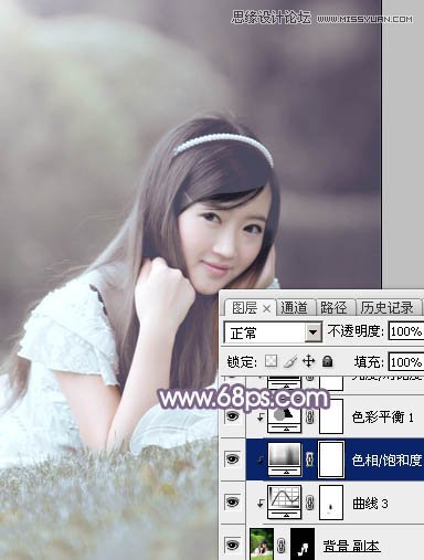 Photoshop调出菜地美女淡淡的暖色效果,PS教程,图老师教程网