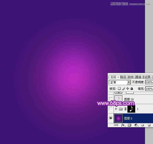 Photoshop绘制立体效果的紫色音符教程,PS教程,图老师教程网