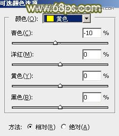 Photoshop调出草地美女深秋淡黄色调,PS教程,图老师教程网