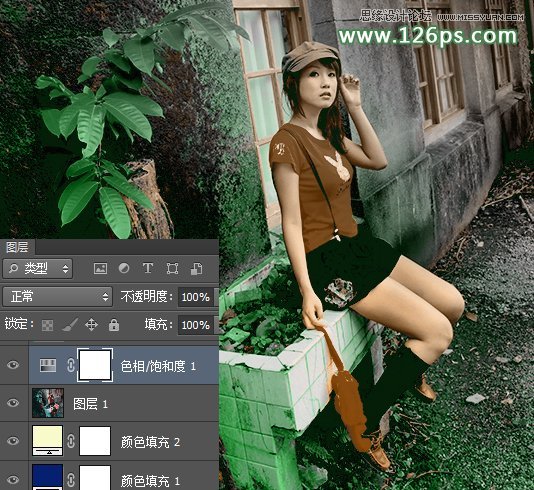 Photoshop调出人像照片高对比度绚丽色彩,PS教程,图老师教程网