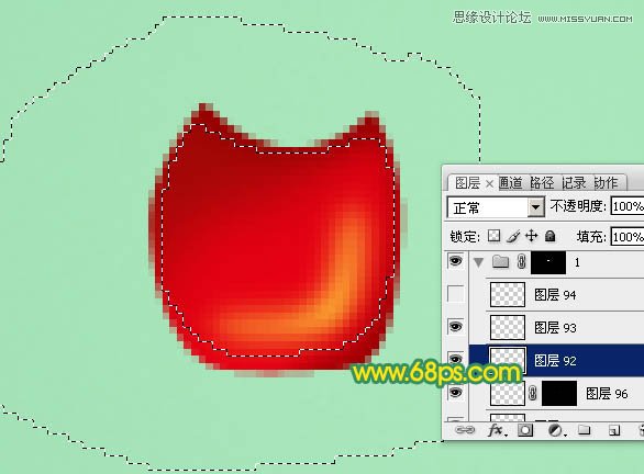 Photoshop绘制精致的红色蝴蝶结教程,PS教程,图老师教程网