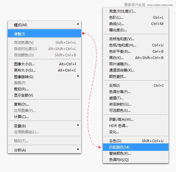 Photoshop实用匹配颜色快速给照片换色,PS教程,图老师教程网